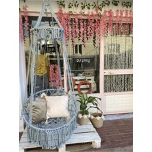 Aslan Butik Renkli Makrome Salıncak