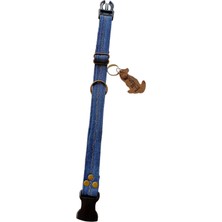 Balkonda Köpek Boyun Tasması Kot genişlik:2,5cm boyun ölçüsü:30-50cm ayarlamalı dog collar T4-4XL