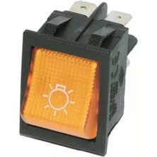 Geniş Işıklı Anahtar Lamba Işaretli