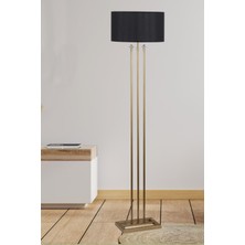 Woodhub Lona Eskitme Lambader Siyah Silindir Şapka Modern , Yatak Odası, Salon Lambader