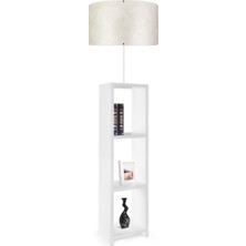 Woodhub Dekoratif Raflı Lambader AYD-1799
