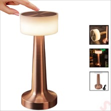 Süsle Bebek ve Parti Şarjlı Dokunmatik Ayarlanabilir Renk Tonlu LED Masa Lambası - 21CM