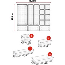 Nandy Home 14 Parça Çekmece Içi, Düzenleyici, Organizer Set