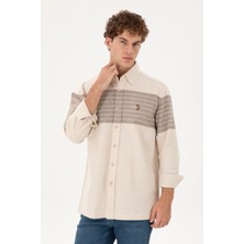 U.S. Polo Assn. Erkek Taş Uzun Kollu Gömlek 50291248-VR049