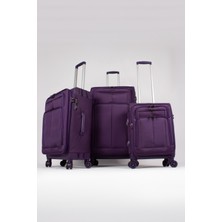 Albatros Hybrid New Purple Valiz 3'lü Set