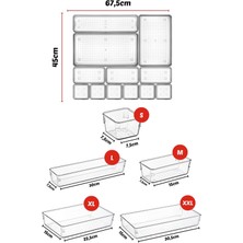 Nandy Home 12 Parça Çekmece Içi, Düzenleyici, Organizer Set