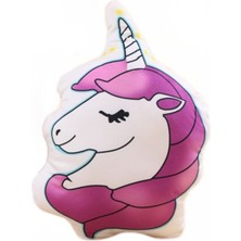 Xinh 50 cm Karikatür Hayvanlar Unicorn Peluş Yastık (Yurt Dışından)