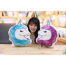 Xinh 50 cm Karikatür Hayvanlar Unicorn Peluş Yastık (Yurt Dışından)