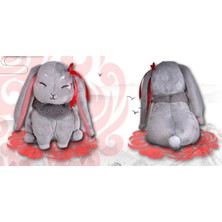 Xinh 20 cm Bebek Wangxian Periferik Bebek Wei Yinglan Iki Tavşan Iki Boyutlu Antiquity Anime Peluş Oyuncak (Gri) (Yurt Dışından)