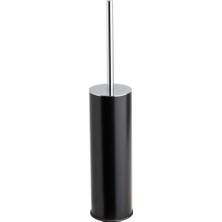 System Banyo Aksesuarları Banyo Klozet Frıçası Siyah-Krom Renk 424X84X84 Mm