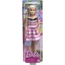 Nessiworld HTH66 Barbie 65.yıl Özel Pembe Elbiseli Bebek