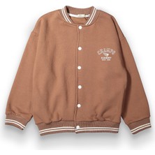 Harika Kids Erkek Çocuk 3 Iplik Oversize Kolej Ceket