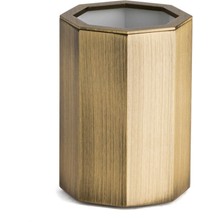 System Banyo Aksesuarları Tezgah Üstü Diş Fırçalığı Antik 102x70x70 mm