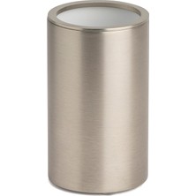 System Banyo Aksesuarları Tezgah Üstü Diş Fırçalığı Saten Renk 100X60X60 Mm