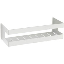 System Banyo Aksesuarları Banyo Duş Raf Sistemi Beyaz Renk 25 cm