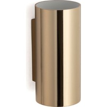 System Banyo Aksesuarları Duvara Monte Diş Fırçalığı Gold 130x60x67 mm