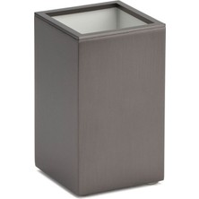 System Banyo Aksesuarları Tezgah Üstü Diş Fırçalığı Füme Renk 100X60X60 Mm
