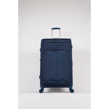 Hybrid New Navy Blue Valiz Büyük Boy