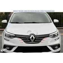 Ebal Oto Renault Megane 4 (Hb) Krom Ön Panjur 5 Prç. 2016-2021 P. Çelik