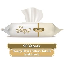 Sleepy Beyaz Sabun Kokulu Islak Havlu Mendil 90 Adet