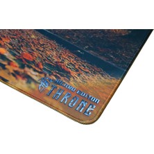 Throne Kojiro 90X40CM 4mm Mikrofiber Yüzey / Kauçuk Kaymaz Zemin Dikişli Xxl Premium Mousepad