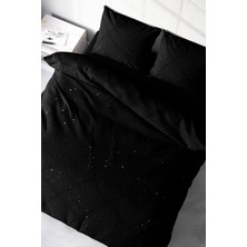 Çift Kişilik Sık Dokuma Pamuk Saten 3D Özel Tasarım Starly Night Nevresim Takımı