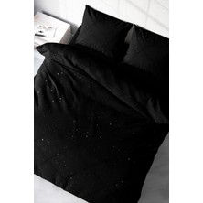 Doğal Pamuk Çift Kişilik 3D Digital Starly Night Nevresim Takımı