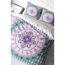 Lastikli Çarşaflı Pamuk Saten Çift Kişilik Focus Nevresim Takımı