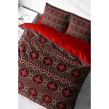 Çift Kişilik Sık Dokuma Pamuk Saten 3D Özel Tasarım Old Design Nevresim Takımı