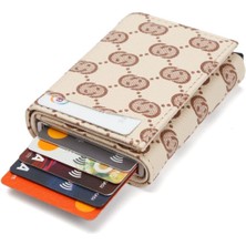 Newish Polo Erkek Mekanizmalı Kartlık ve Cüzdan newpolo241 - Sütlü Kahve