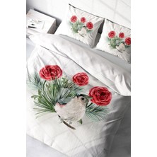 Çift Kişilik Sık Dokuma Pamuk Saten 3D Özel Tasarım Big Birdy Nevresim Takımı