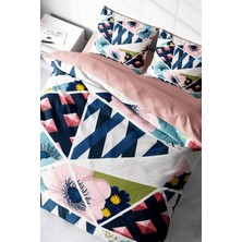 Çift Kişilik Sık Dokuma Pamuk Saten 3D Özel Tasarım Whatever Nevresim Takımı