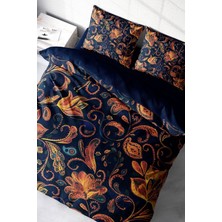 Çift Kişilik Sık Dokuma Pamuk Saten 3D Özel Tasarım Goblen Çiçekleri Nevresim Takımı