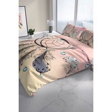 Trap 3D Pamuk Saten Çift Kişilik Nevresim Seti Nevresim Takımı