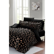 Çift Kişilik Sık Dokuma Pamuk Saten 3D Özel Tasarım Animal Print Nevresim Takımı