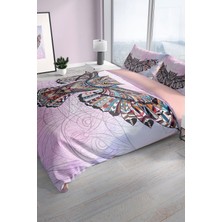 Mr. Owl 3D Pamuk Saten Çift Kişilik Nevresim Seti Nevresim Takımı