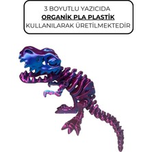 Mooiebaby's Sevimli Iskelet Trex - Hareketli Organik Oyuncak - 3D Baskı - Dinazor