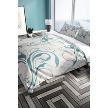 Twigs 3D Pamuk Saten Çift Kişilik Nevresim Seti Nevresim Takımı