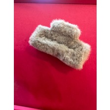 Milena Istanbul Peluş Dikdörtgen Mandal Toka