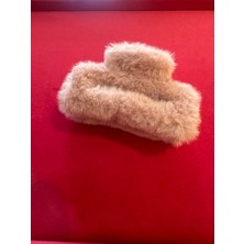 Milena Istanbul Peluş Dikdörtgen Mandal Toka