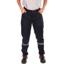 Selçuklu Plus 7/7 Gabardin Kışlık İşçi Pantolonu Tek Reflektörlü Kalın İş Pantolonu