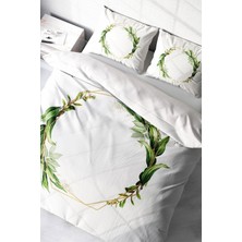 Çift Kişilik Sık Dokuma Pamuk Saten 3D Özel Tasarım Sarmaşık Nevresim Takımı