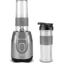 Karaca Blendfit ve Go Duo Çift Hazneli Personal Kişisel Smoothie Blender Silver