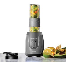 Karaca Blendfit ve Go Duo Çift Hazneli Personal Kişisel Smoothie Blender Silver