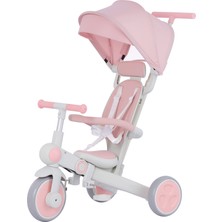 Bebelux Katlanabilir ve Denge Bisikleti Özeliğine Sahip Üç Tekerlekli Bebek ve Çocuk Bisikleti