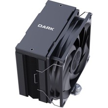 Dark Freezer X120 2025 Edition 1x12cm 4pin PWM Siyah Fanlı, 65CFM - 190W TDP, 4x Isı Borusu, LGA1700 - AM5 Uyumlu, Direct Contact İşlemci Soğutucu (DKCCX120)