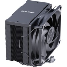 Dark Freezer X120 2025 Edition 1x12cm 4pin PWM Siyah Fanlı, 65CFM - 190W TDP, 4x Isı Borusu, LGA1700 - AM5 Uyumlu, Direct Contact İşlemci Soğutucu (DKCCX120)