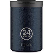 24 Bottles Travel Tumbler Deep Blue Termos Kupa 350 ml