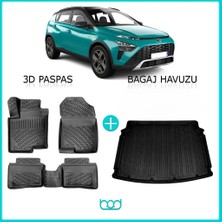 Bod Hyundai Bayon 3D Havuzlu Paspas ve Bagaj Havuzu Seti