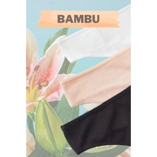 D Kit Boutique Bambu 3'lü Tanga Thong Kalp Külot Terletmez Ince Kumaş